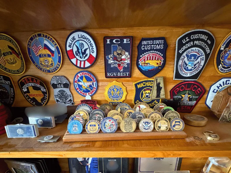 After deep cleaning - Organized and clean awards shelf
